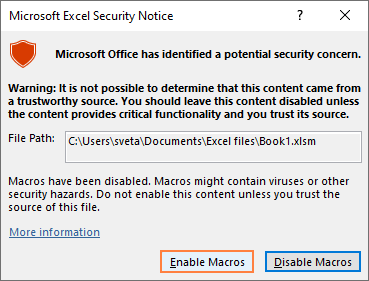 disable macros in word for mac
